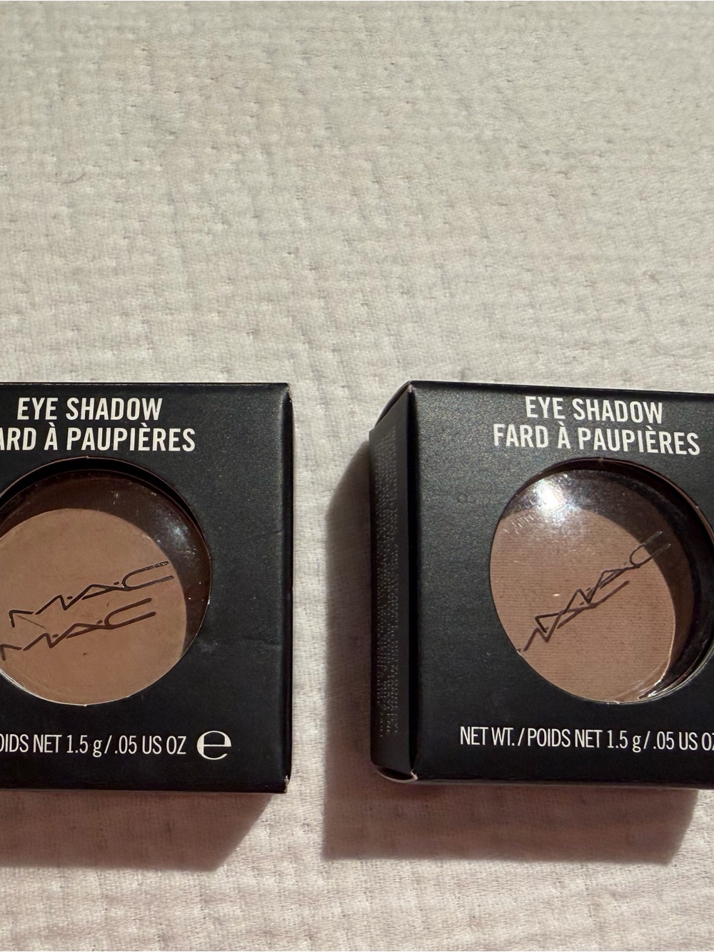 NWT - Lot of 2 MAC Cosmetics Matte WEDGE - Neutral Brown Eyeshadows